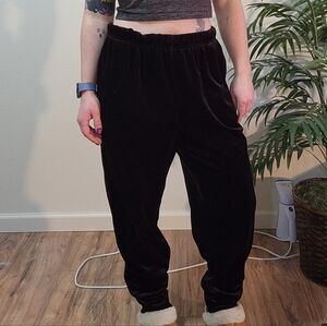 Jaclyn Smith Sport Velvet Velour Vintage Jogger Pants